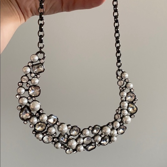 Pearl and Diamond Necklace - Picture 4 of 4